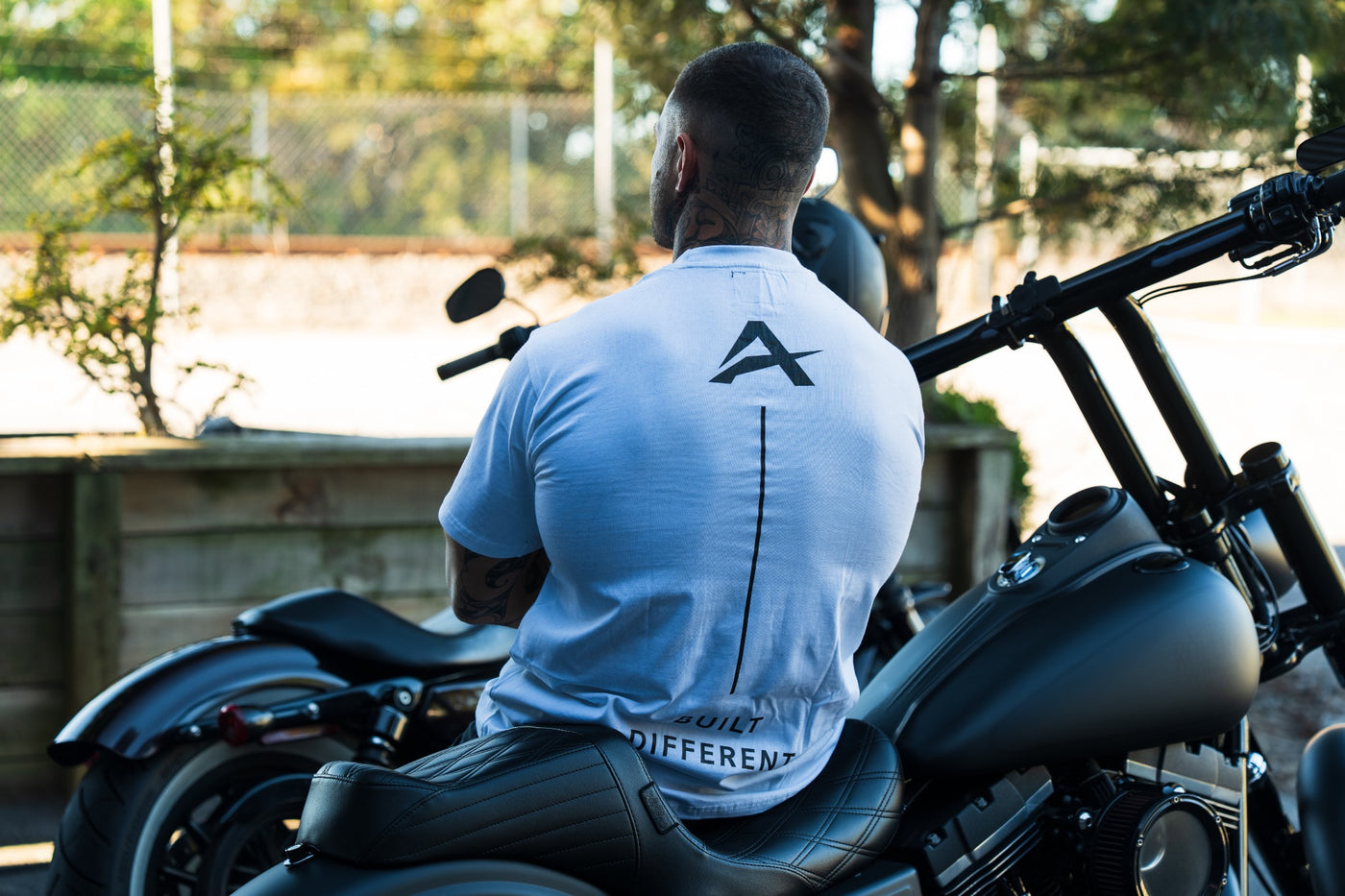 White Built Different Tee